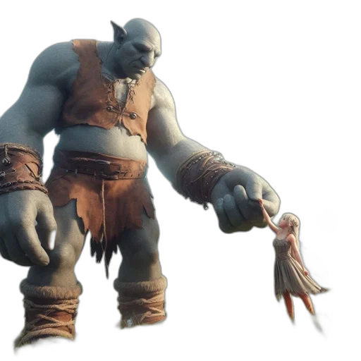 weapon, creature, staff, animal transparent PNG cut-out