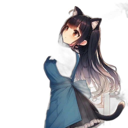 dress, staff, dragon, animal transparent PNG cut-out