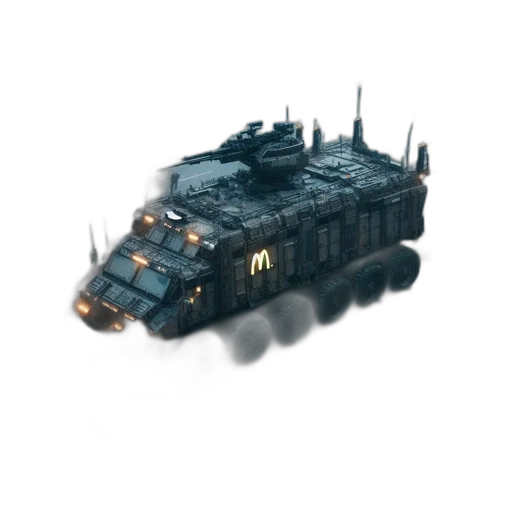 weapon, car, robot, concept art transparent PNG cut-out