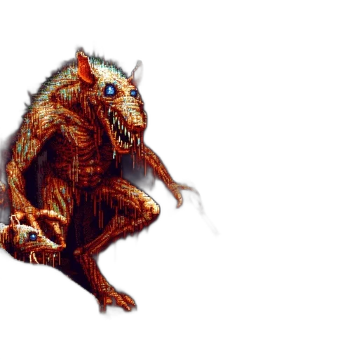 creature, dragon, animal, staff transparent PNG cut-out
