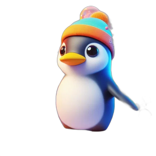 hat, animal, 3d render, concept art transparent PNG cut-out
