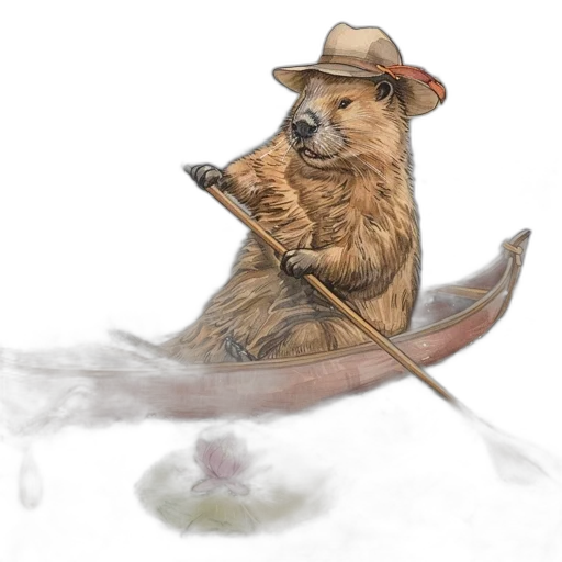hat, animal, staff, creature transparent PNG cut-out