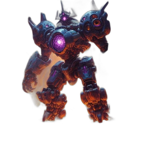robot, weapon, dragon, creature transparent PNG cut-out