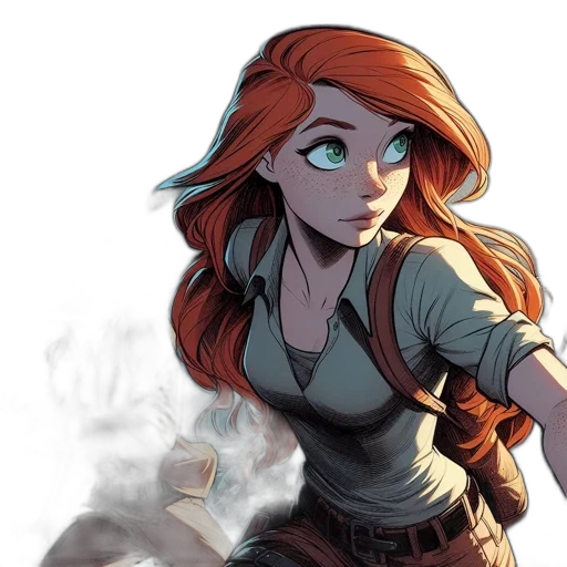 fantasy art, comic book art, concept art, cartoon transparent PNG cut-out
