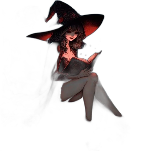 hat, dress, staff, creature transparent PNG cut-out