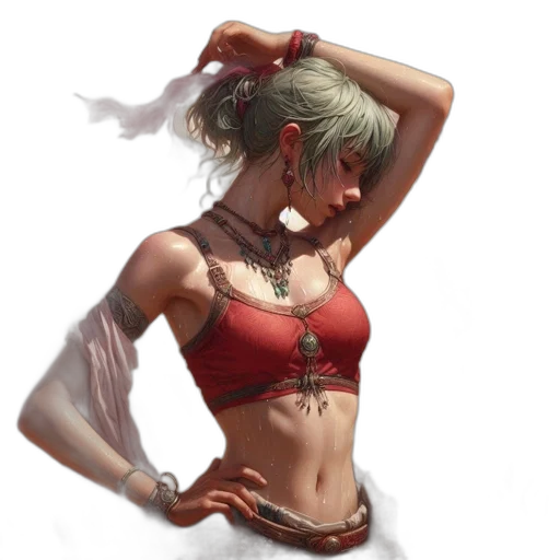 jewelry, dress, sword, staff transparent PNG cut-out