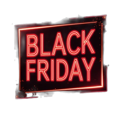 black, friday, sale, flyer transparent PNG cut-out