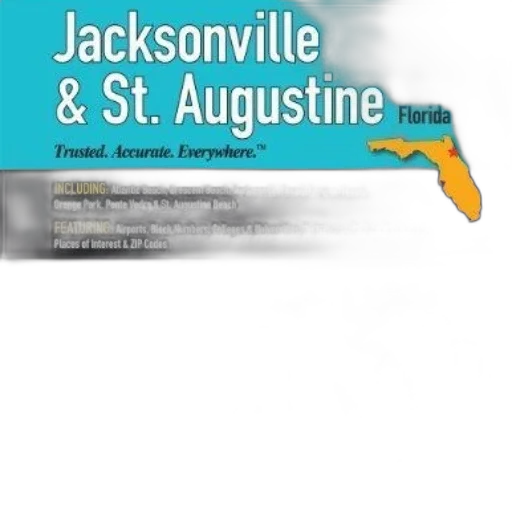 jacksonville, augustine, florida, map transparent PNG cut-out