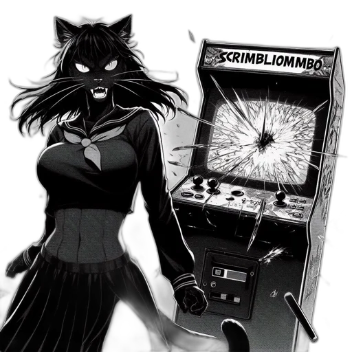 comic book art, concept art, cartoon, anime transparent PNG cut-out