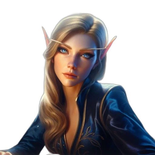 face, staff, dragon, dress transparent PNG cut-out