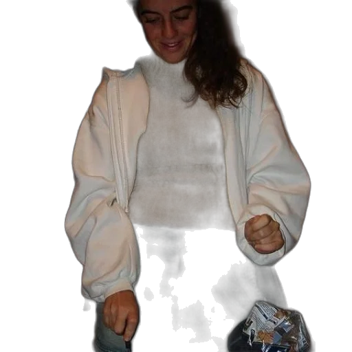 jacket, staff, robot, creature transparent PNG cut-out