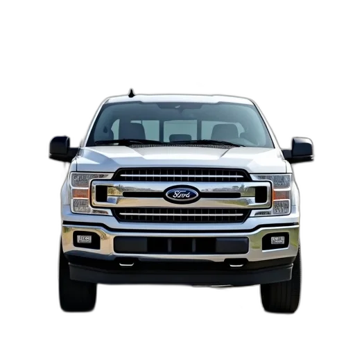 car, white, 2018, ford transparent PNG cut-out