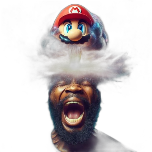 hat, face, mask, concept art transparent PNG cut-out