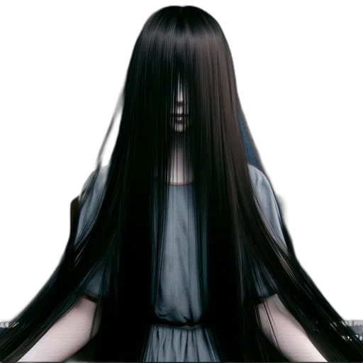 hair, dress, mask, face transparent PNG cut-out