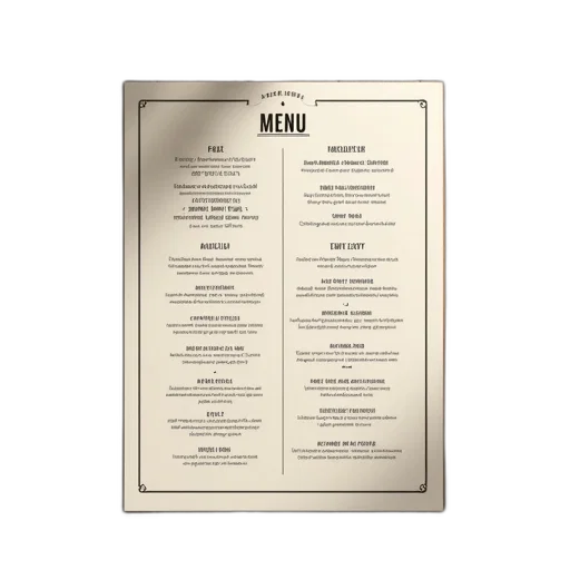 food, menu, brochure, template transparent PNG cut-out