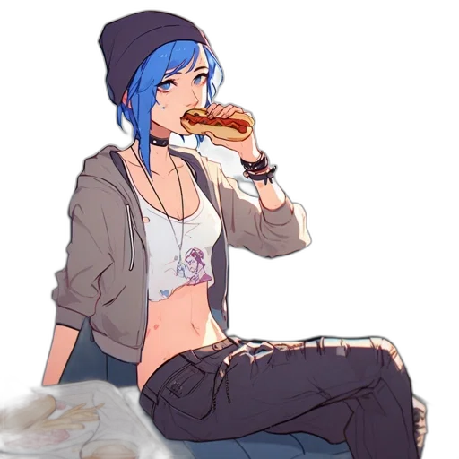 food, concept art, anime, pixel art transparent PNG cut-out