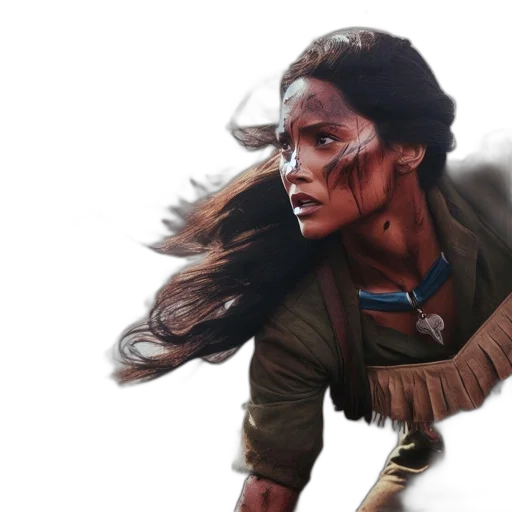 face, concept art, fantasy art, comic book art transparent PNG cut-out