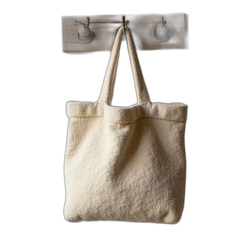 earth tones, wool, bag, hanging transparent PNG cut-out