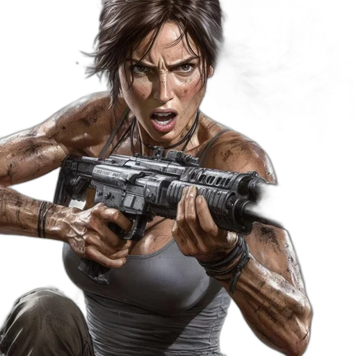 comic book art, concept art, photorealistic, cyberpunk transparent PNG cut-out