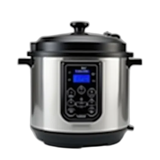 stainless, steel, pressure, cooker transparent PNG cut-out