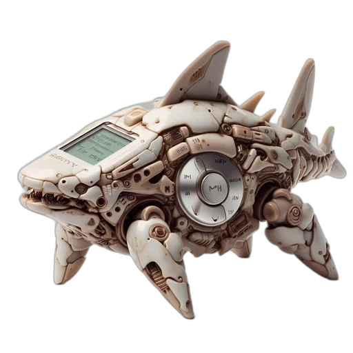 weapon, jewelry, robot, creature transparent PNG cut-out