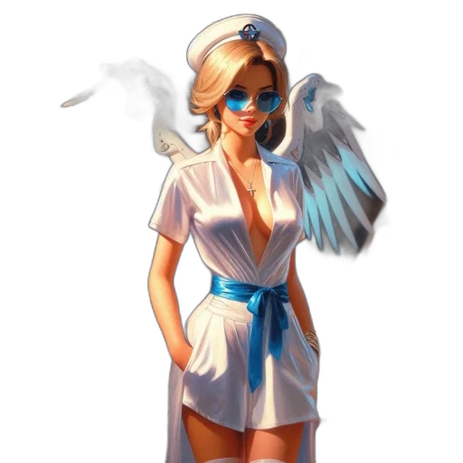 staff, dress, concept art, fantasy art transparent PNG cut-out