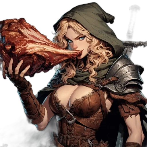 food, fantasy art, comic book art, concept art transparent PNG cut-out