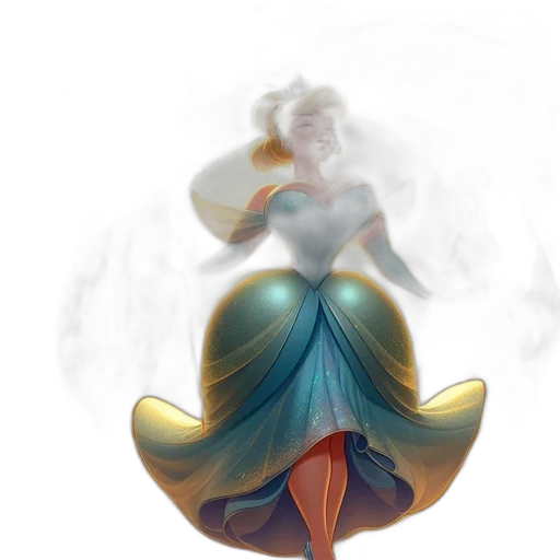 dress, crown, dragon, mask transparent PNG cut-out
