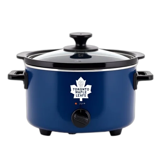 blue, slow, cooker, black transparent PNG cut-out