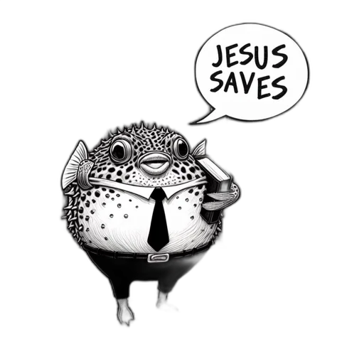 animal, comic book art, concept art, black transparent PNG cut-out
