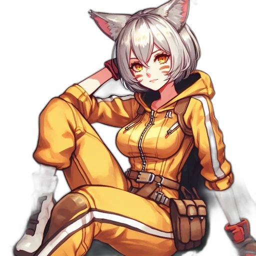 staff, jacket, weapon, robot transparent PNG cut-out