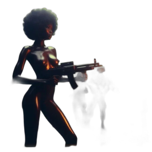 weapon, robot, staff, concept art transparent PNG cut-out