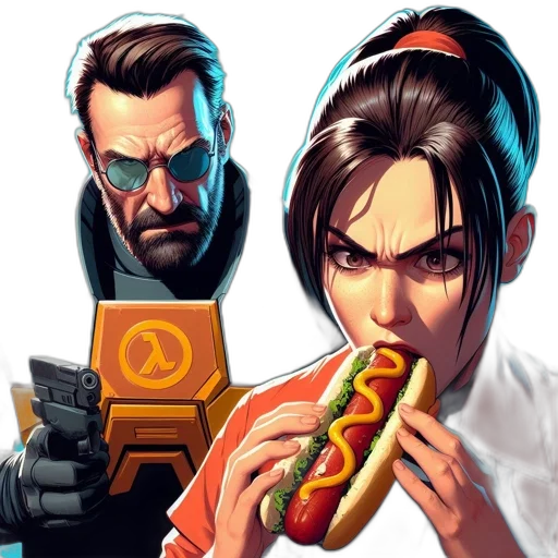 food, comic book art, concept art, pixel art transparent PNG cut-out