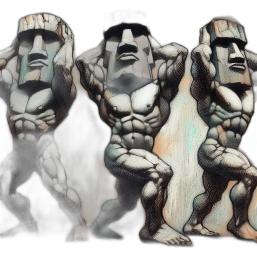 robot, mask, creature, concept art transparent PNG cut-out