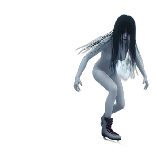 creature, hair, robot, dress transparent PNG cut-out