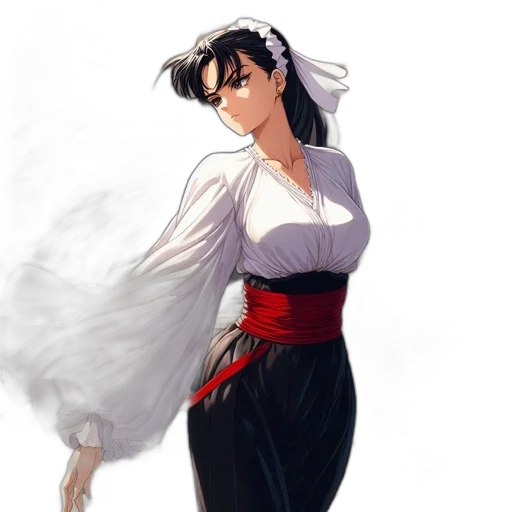 dress, staff, weapon, jacket transparent PNG cut-out