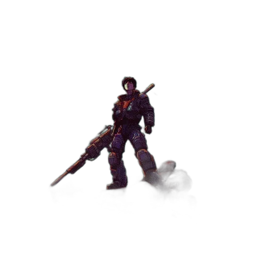 staff, weapon, sword, robot transparent PNG cut-out