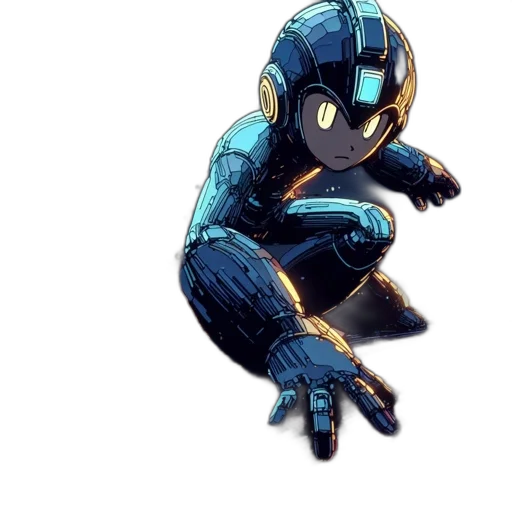 robot, mask, weapon, creature transparent PNG cut-out