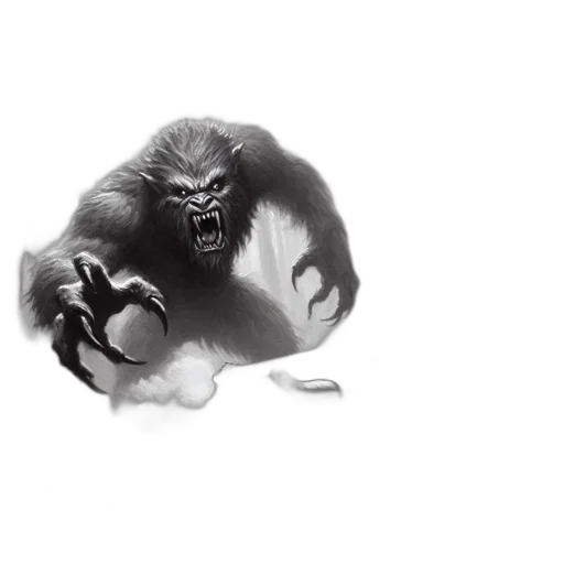 creature, animal, mask, hair transparent PNG cut-out
