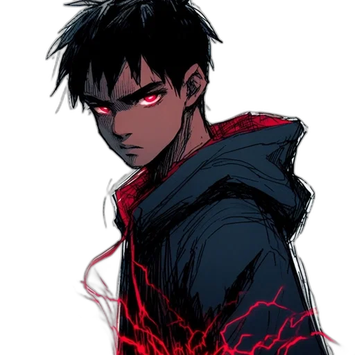 jacket, comic book art, concept art, anime transparent PNG cut-out