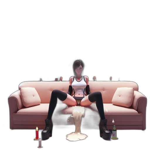 furniture, robot, bottle, 3d render transparent PNG cut-out