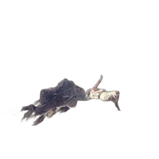 dragon, staff, animal, hair transparent PNG cut-out