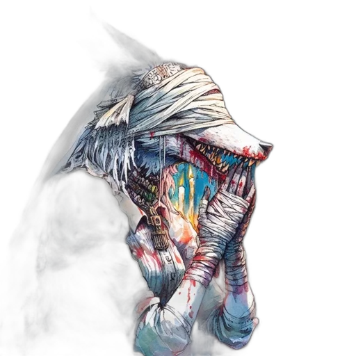 mask, dragon, creature, animal transparent PNG cut-out