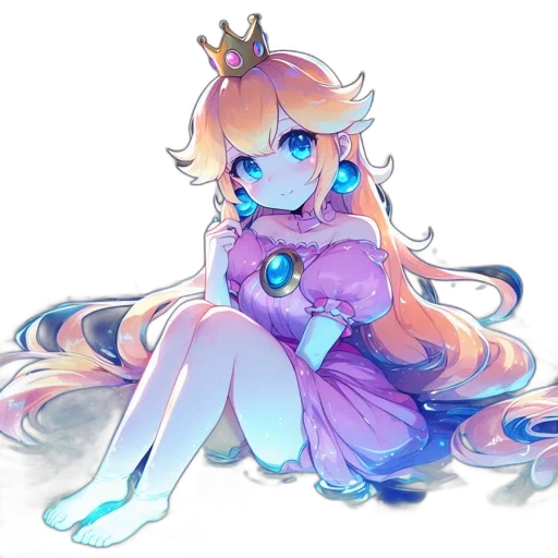 crown, dress, staff, dragon transparent PNG cut-out