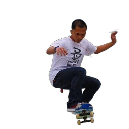 3d render, man, white, t-shirt transparent PNG cut-out