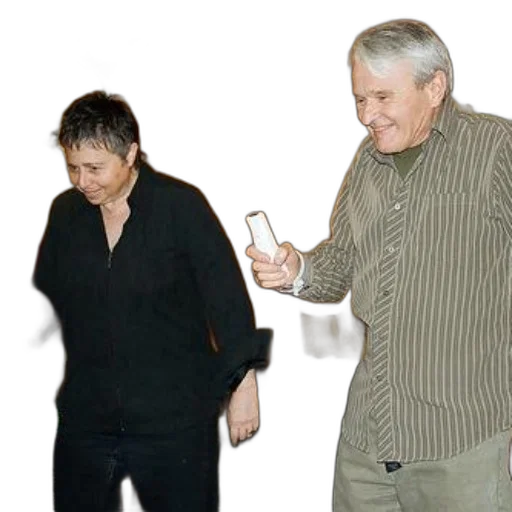 staff, jacket, two, people transparent PNG cut-out