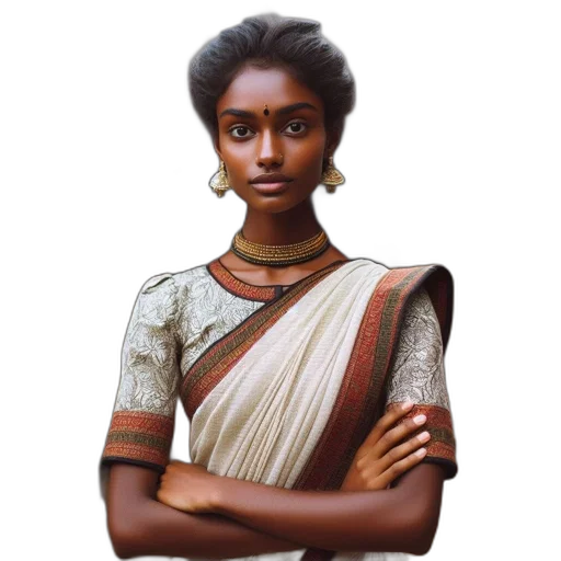 jewelry, staff, face, dress transparent PNG cut-out