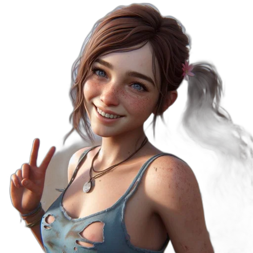 face, concept art, photorealistic, fantasy art transparent PNG cut-out
