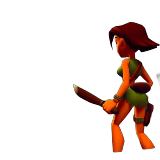 weapon, staff, sword, 3d render transparent PNG cut-out