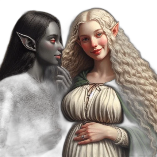 fantasy art, concept art, photorealistic, pixel art transparent PNG cut-out